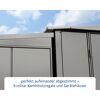 EcoStar Kaminholzregal und Gerätehaus