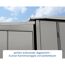 EcoStar Kaminholzregal und Gerätehaus