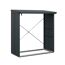 Kaminholzregal 'Elegant Typ 2' anthrazitgrau 181,4 x 198 x 102,5 cm