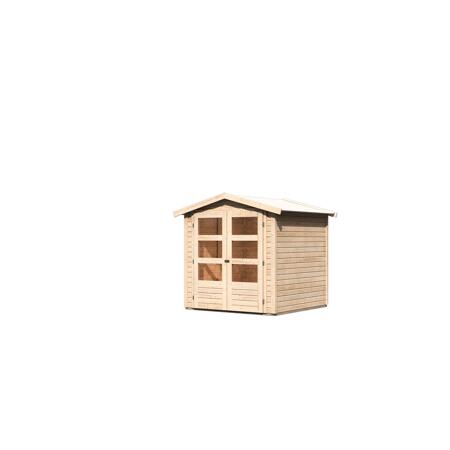 5. Bild von Gartenhaus 'Gramberg 2' Fichtenholz naturbelassen 201 x 186 x 186 cm