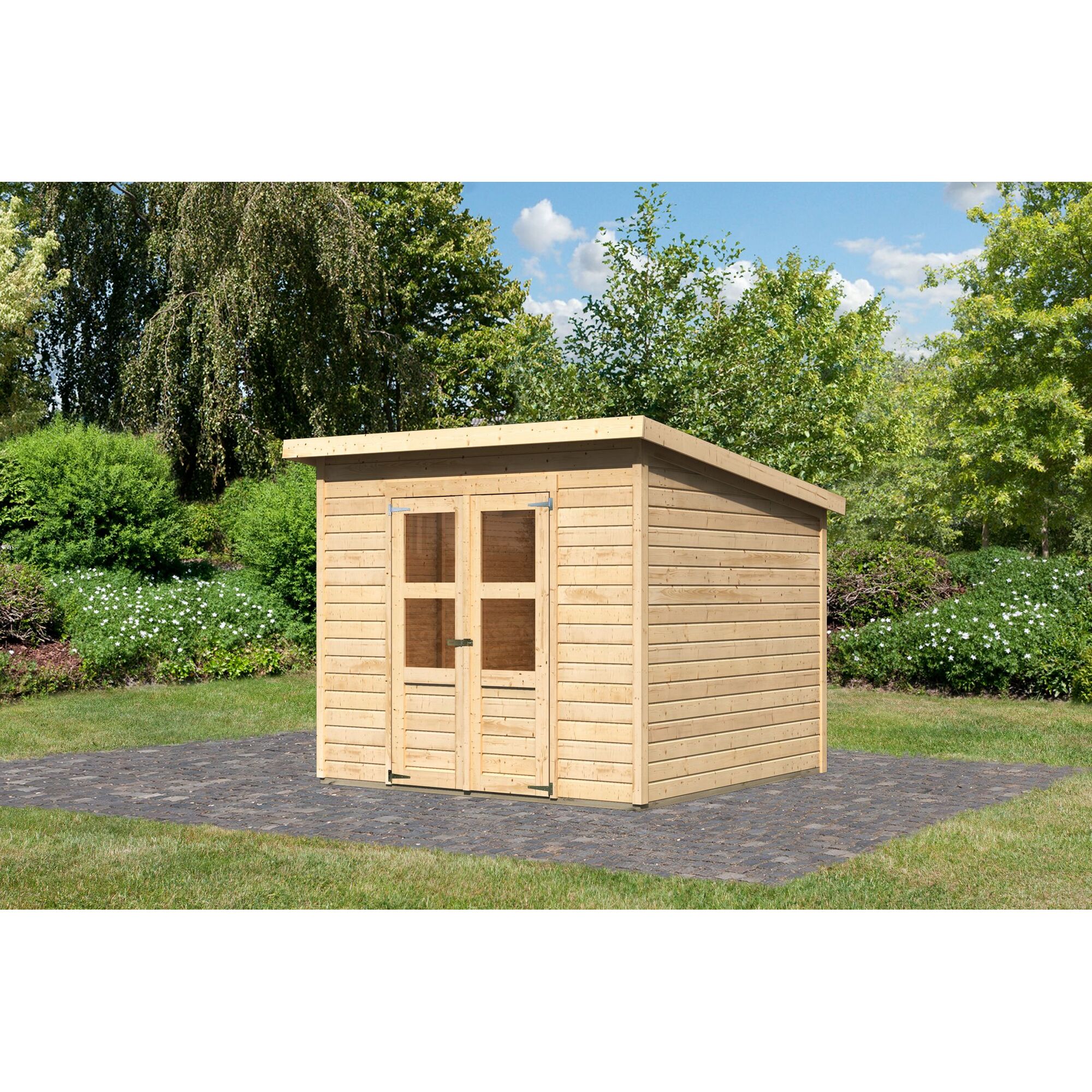 Kleines Gartenhaus aus Holz