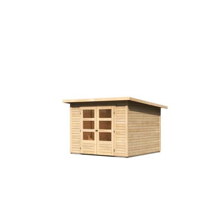 4. Bild von Gartenhaus 'Rockach 4' Fichtenholz naturbelassen 197 x 246 x 246 cm