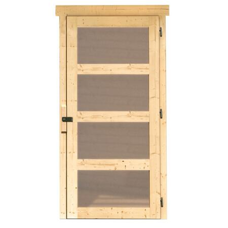 8. Bild von Gartenhaus 'Tühlentrup 1' Fichtenholz naturbelassen 211 x 404 x 217 cm
