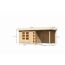 Gartenhaus aus Holz mit Überdach