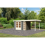 Gartenhaus-Set 'Terko 5' Fichtenholz terragrau 210 x 522 x 246 cm