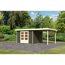 Gartenhaus-Set 'Raskola 6' Fichtenholz terragrau 216 x 522 x 306 cm