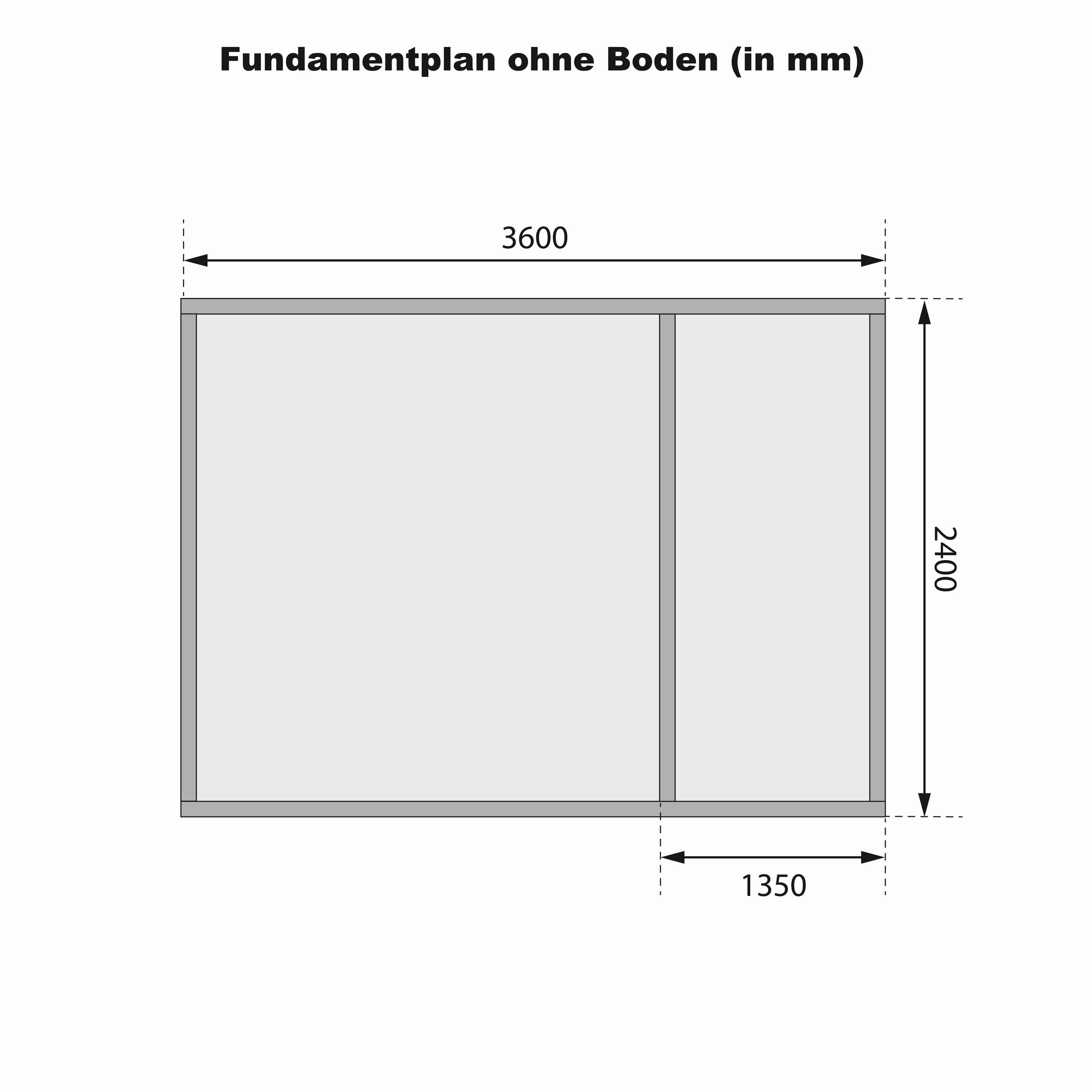 Gartenhaus 'Mintrup' Fichtenholz naturbelassen 230 x 364 x 244 cm + product picture