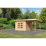 Gartenhaus-Set 'Landern 6' Fichtenholz naturbelassen 222 x 505 x 274 cm