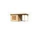 Gartenhaus-Set 'Landern 6' Fichtenholz naturbelassen 222 x 505 x 274 cm