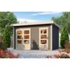 Gartenhaus 'Mintrup' Fichtenholz terragrau 230 x 364 x 244 cm