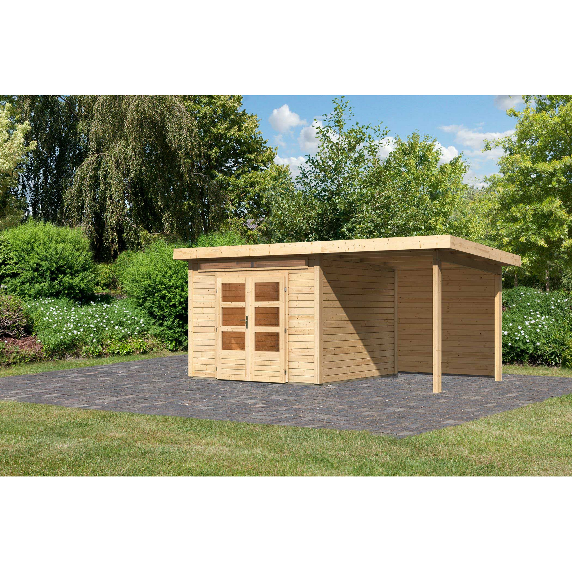 Gartenhaus Landern 6 mit Anbau 2,6 RWH