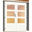 Gartenhaus-Set 'Landern 6' Fichtenholz terragrau 222 x 505 x 274 cm