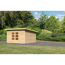 Gartenhaus 'Fortheim 5' Fichtenholz naturbelassen 229,5 x 369 x 369 cm