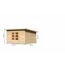 Gartenhaus aus Holz mit Doppeltür und Maßen