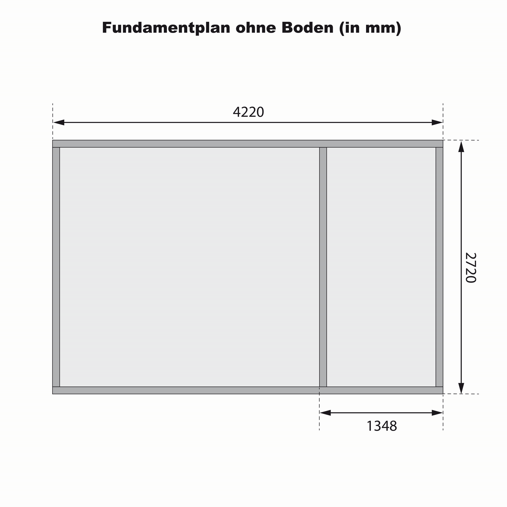 Gartenhaus 'Krönbuch 2' Fichtenholz naturbelassen 228 x 426 x 276 cm + product picture