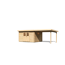 Gartenhaus-Set 'Morgau 4' Fichtenholz naturbelassen 217 x 639 x 297 cm