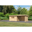 Gartenhaus-Set 'Morgau 4' Fichtenholz naturbelassen 217 x 639 x 297 cm