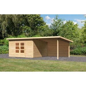 Gartenhaus-Set 'Fortheim 5' Fichtenholz naturbelassen 229,5 x 665 x 369 cm
