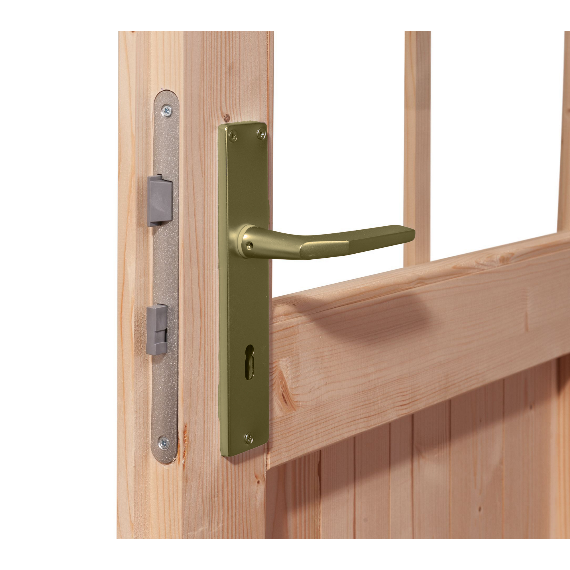 Gartenhaus-Set 'Morgau 5' Fichtenholz naturbelassen 217 x 669 x 297 cm