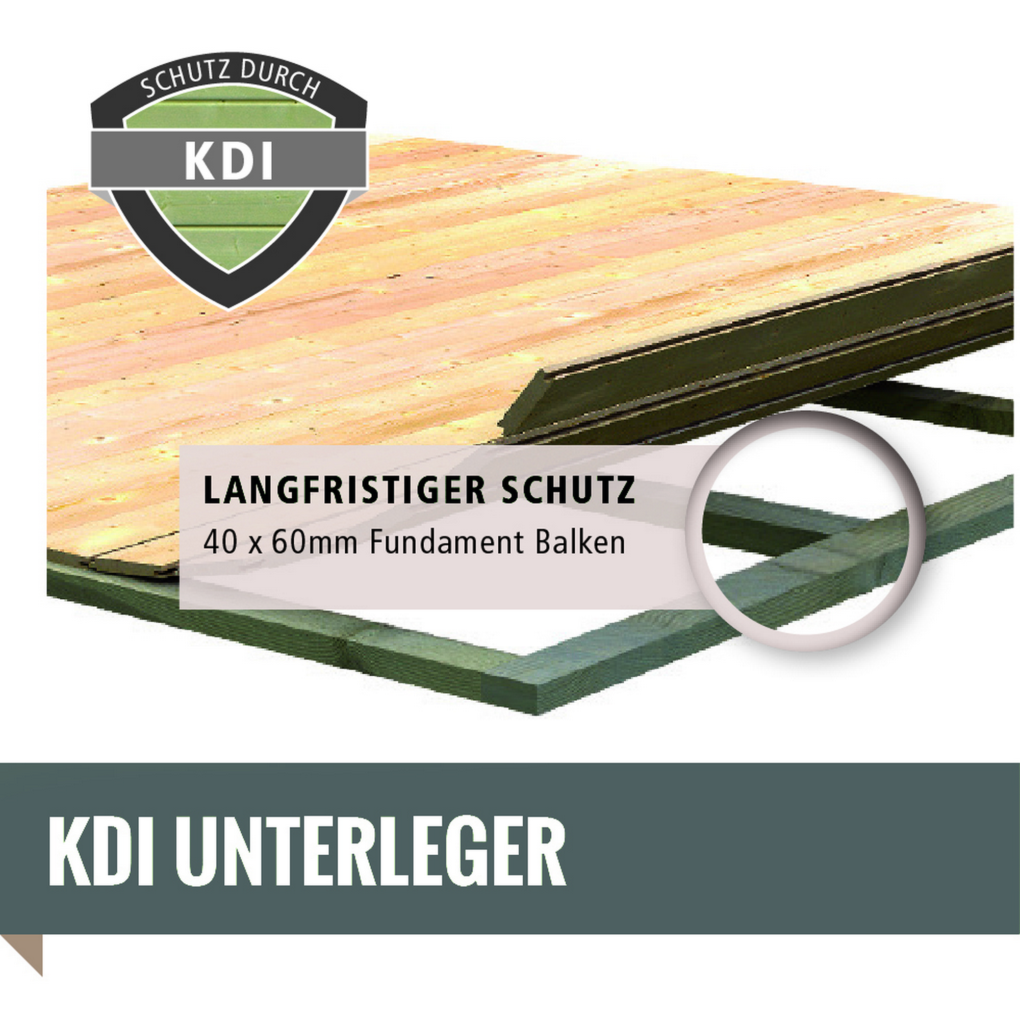 Gartenhaus-Set 'Morgau 5' Fichtenholz naturbelassen 217 x 669 x 297 cm