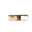 Gartenhaus-Set 'Morgau 5' Fichtenholz naturbelassen 217 x 669 x 297 cm
