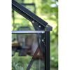 Gewächshaus 'Popular 106' 193 x 319 cm schwarz mit 3 mm Sicherheitsglas
