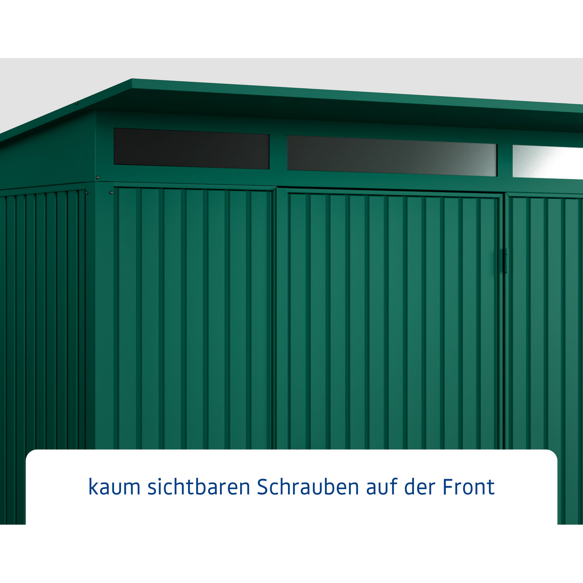 Gerätehaus 'Trend-P Typ 1' moosgrün 238 x 107,8 cm, mit Einzeltür + product picture