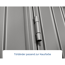 Verkleinertes Bild von Gerätehaus 'Trend-P Typ 1' graualuminium 238 x 107,8 cm, mit Einzeltür