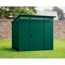 Grünes Gartenhaus Ecostar mit Doppeltür