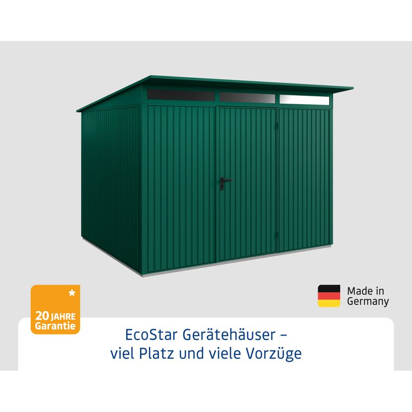 EcoStar Gerätehaus in Moosgrün