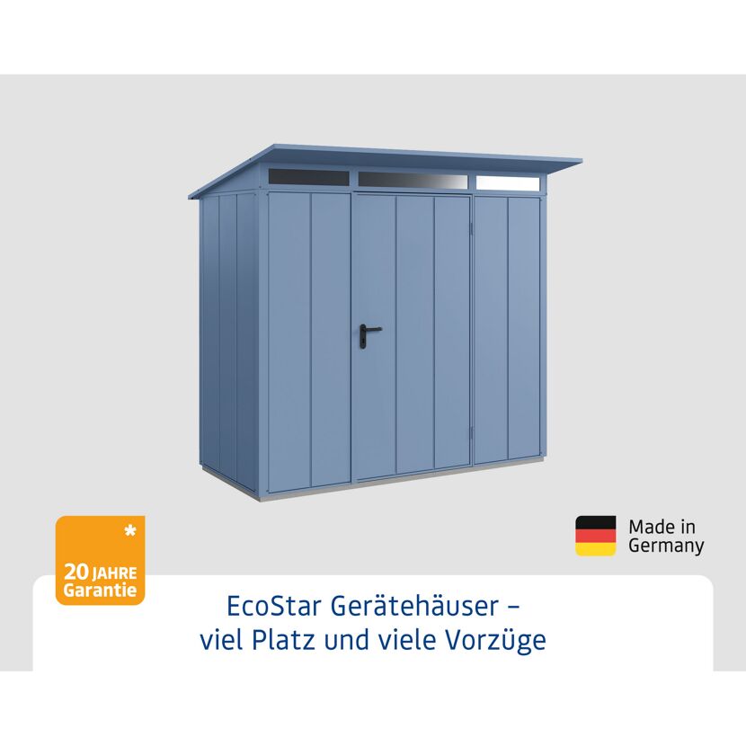 EcoStar Gerätehaus anthrazitgrau