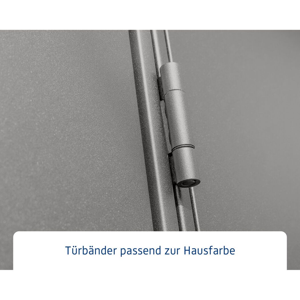 Türbänder in Anthrazitgrau