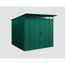 Grünes Gartenhaus Ecostar GH mit Doppeltür und Dachfenstern