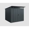 Anthrazitfarbenes Gerätehaus Ecostar GH