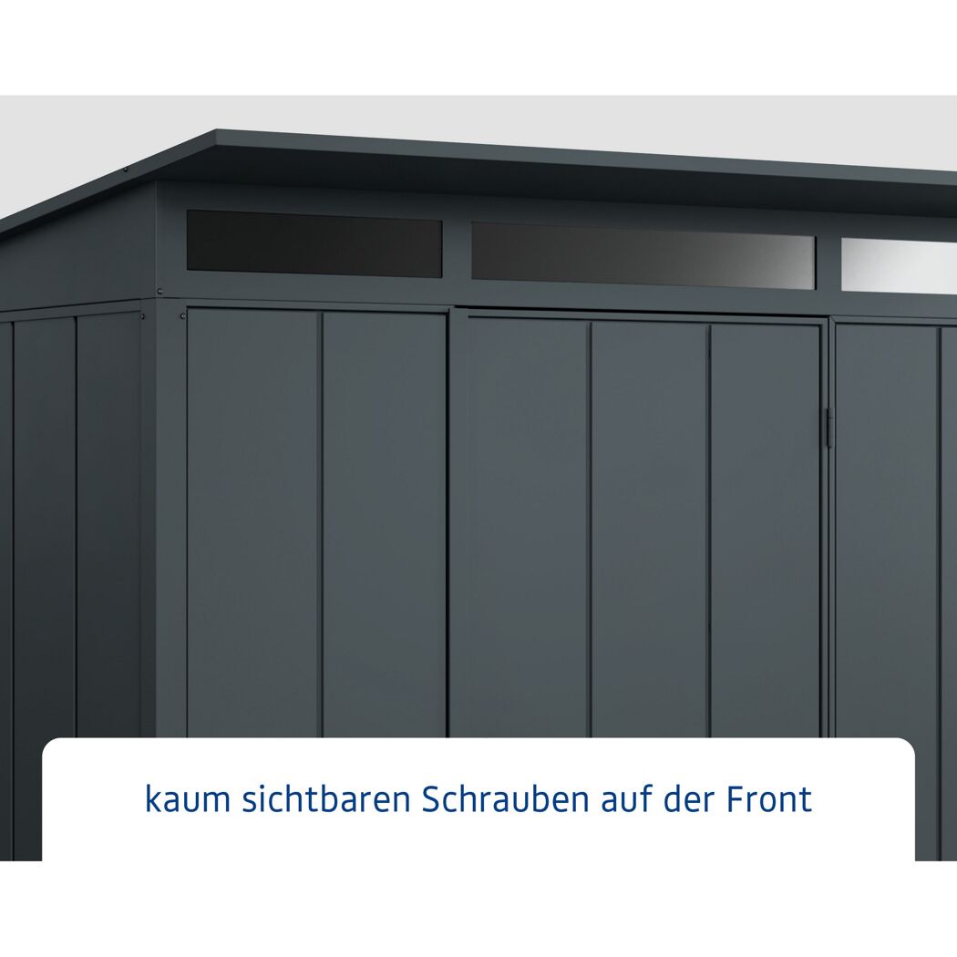 Anthrazitfarbener Geräteschrank Ecostar GH
