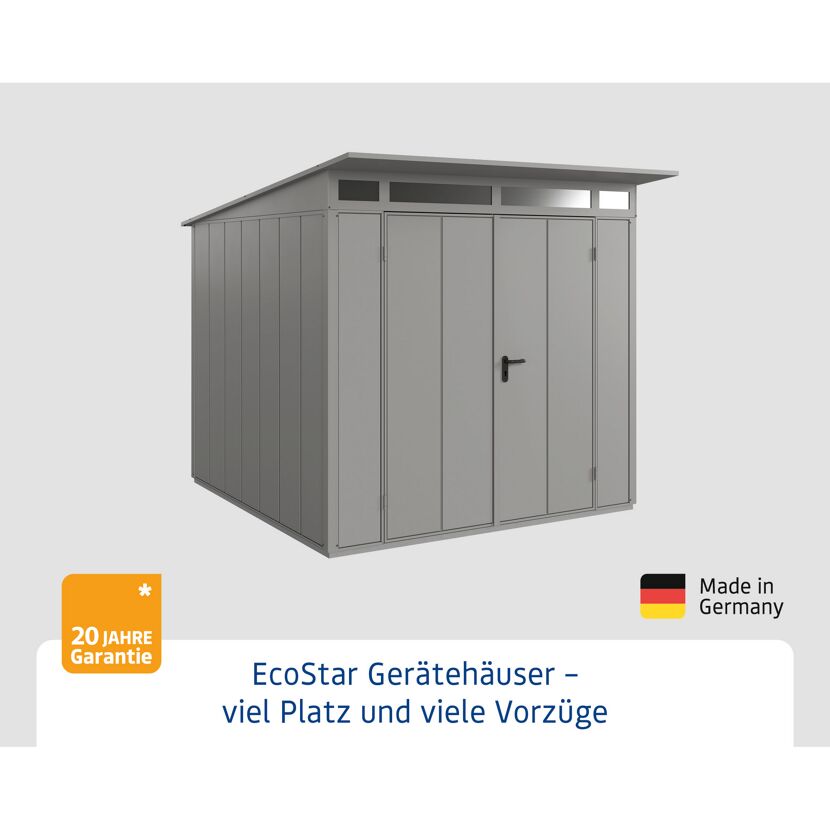 EcoStar Gerätehaus anthrazitgrau