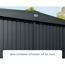 Antrazitfarbenes Gerätehaus EcoStar von Hörmann