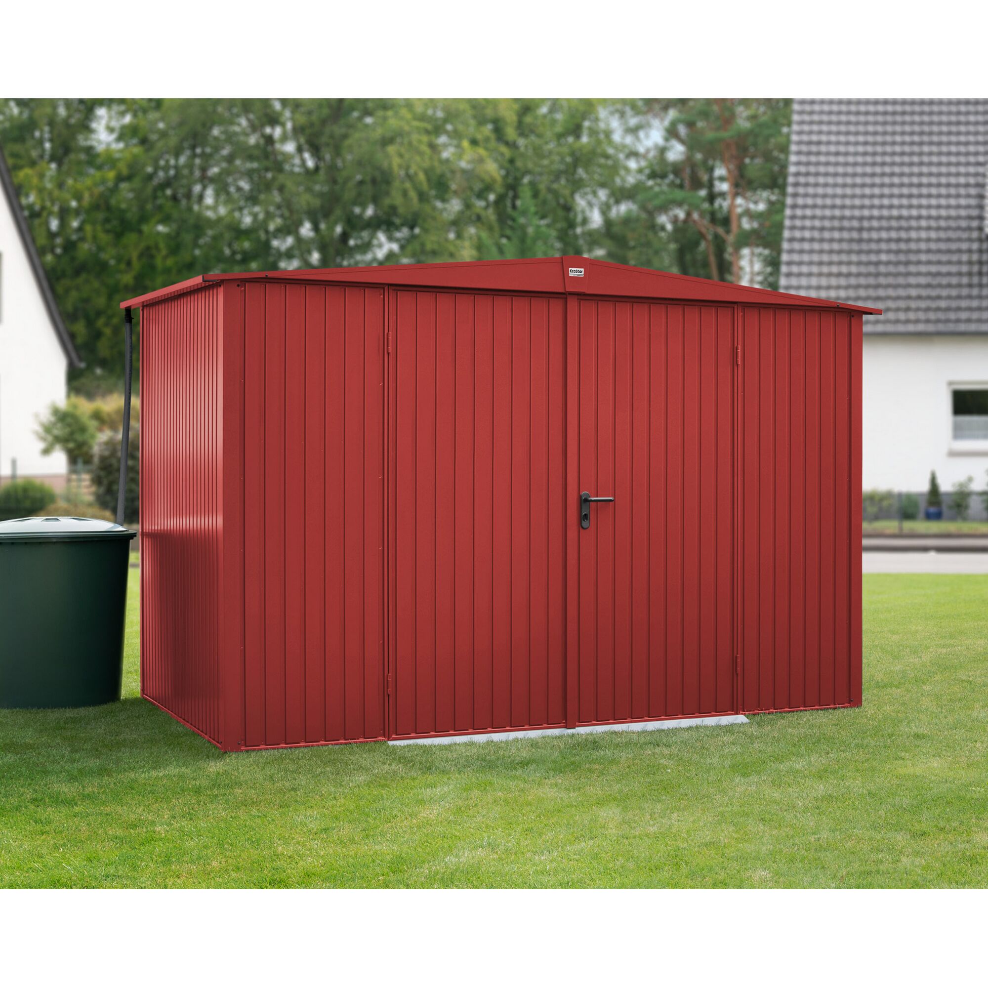 Gerätehaus Ecostar GH in Purpurrot