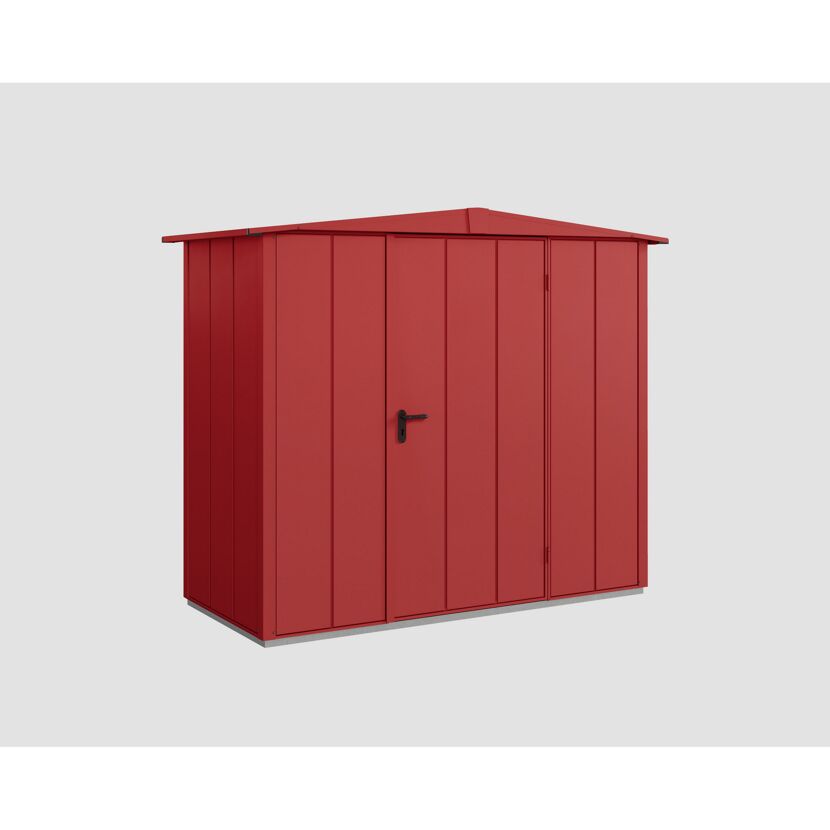 Rotes Metall-Geräteschuppen Ecostar GH