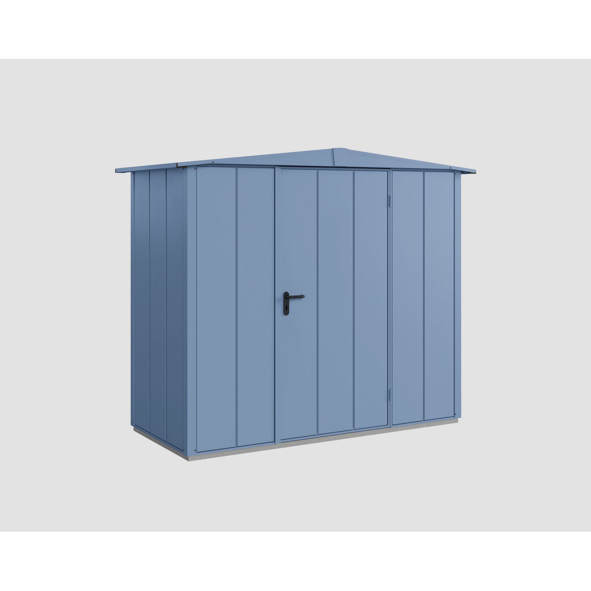 Blaues Metall-Gerätehaus Ecostar GH
