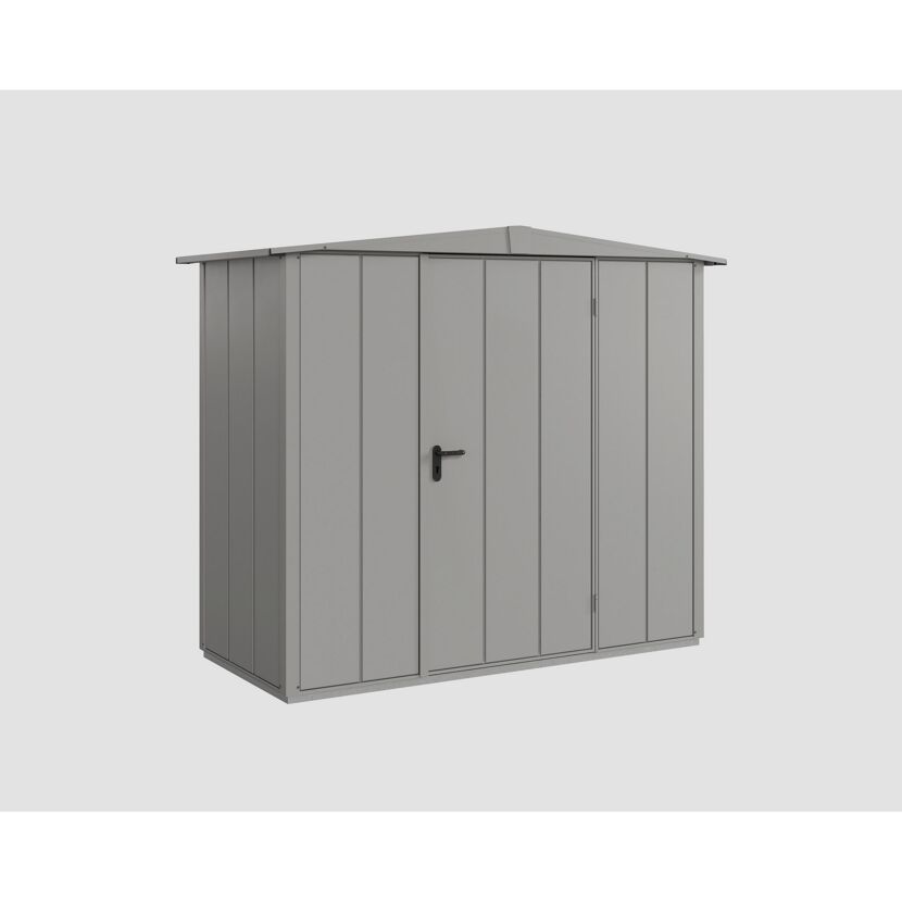 Graues Gartenhaus Ecostar aus Metall