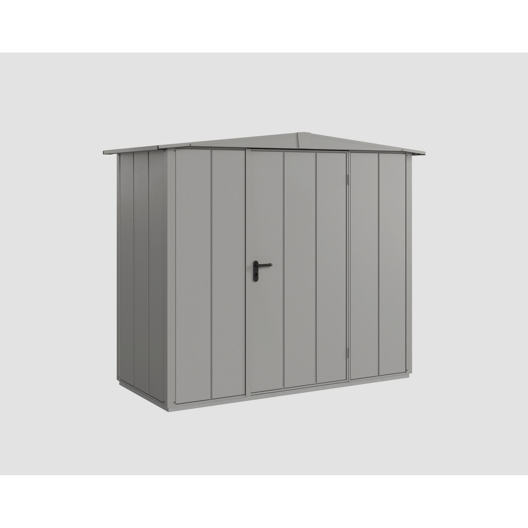 Graues Gartenhaus Ecostar aus Metall