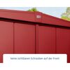 EcoStar Gartenhaus, purpurrot, keine sichtbaren Schrauben