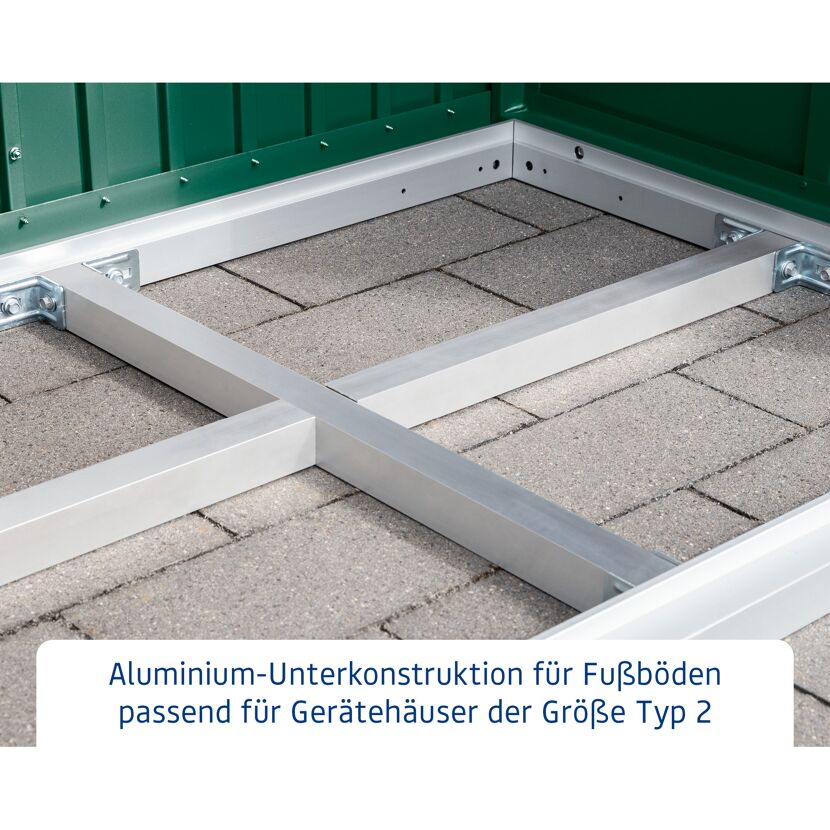 Aluminium-Unterkonstruktion für Typ 2