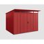 Rotes Gerätehaus Ecostar GH aus Metall