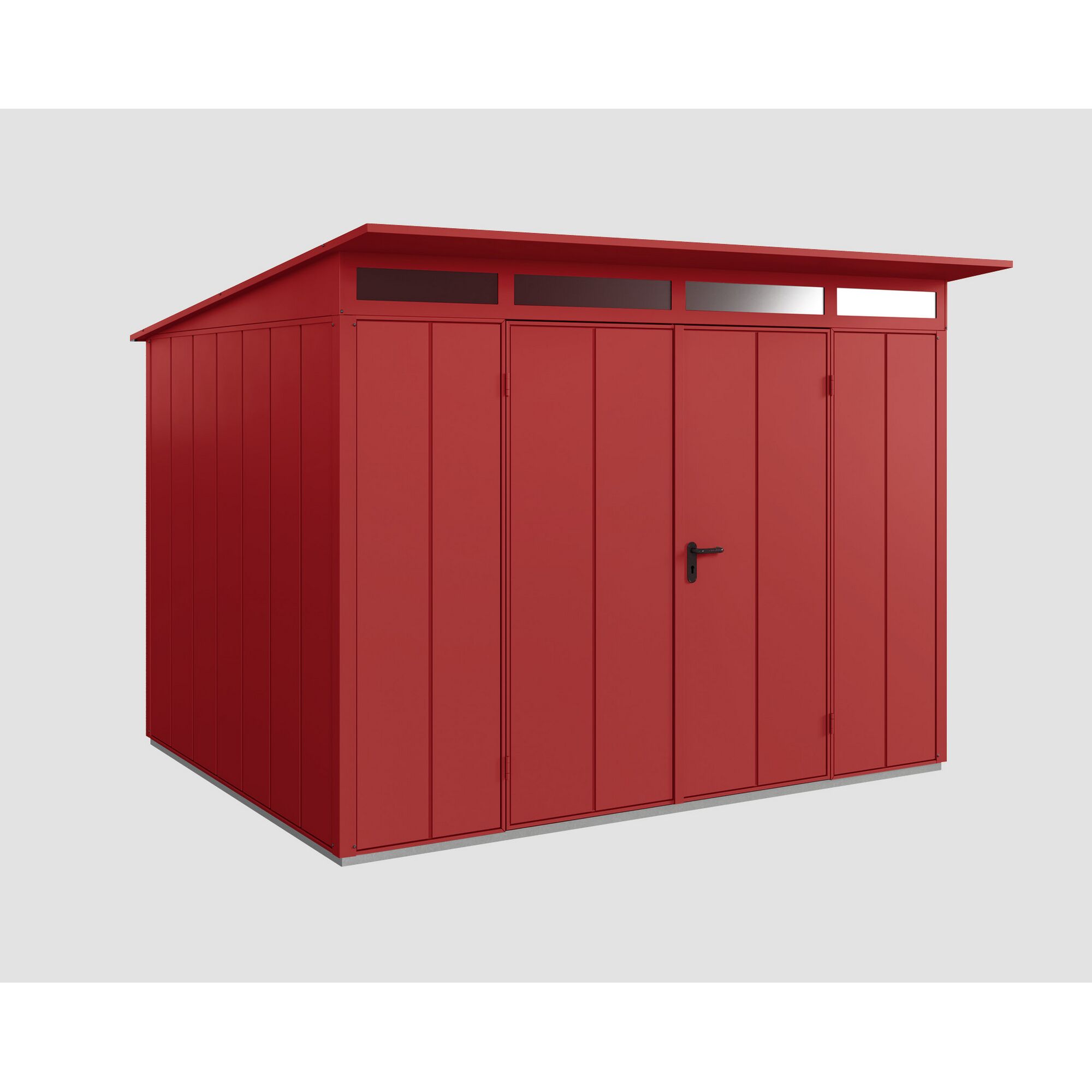 Rotes Gerätehaus Ecostar GH aus Metall