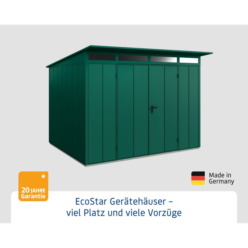 EcoStar Gerätehaus in Anthrazit