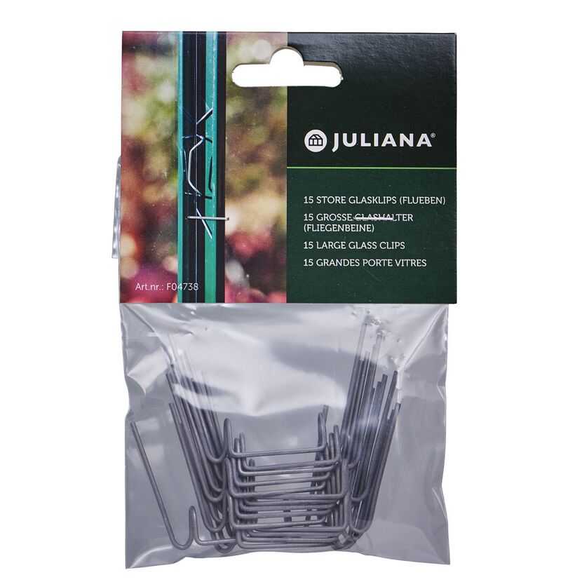 Juliana 15 große Glasklips