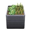 Hochbeet ERGO QUADRO L 75 Wood mit Kohl und Karotten