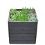 Hochbeet ERGO QUADRO L 75 Stone mit Kräutern und Kohl